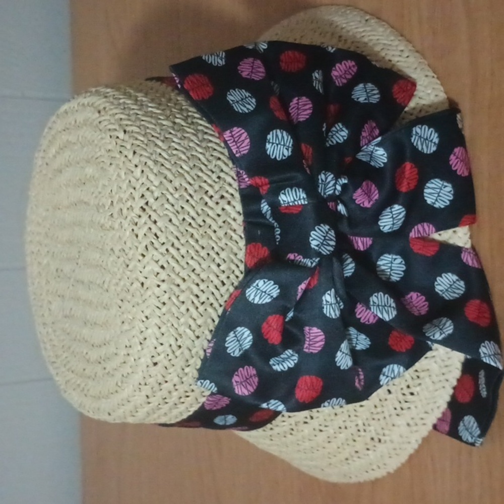 Minnie Mouse Woven Hat NWT - Picture 6 of 6